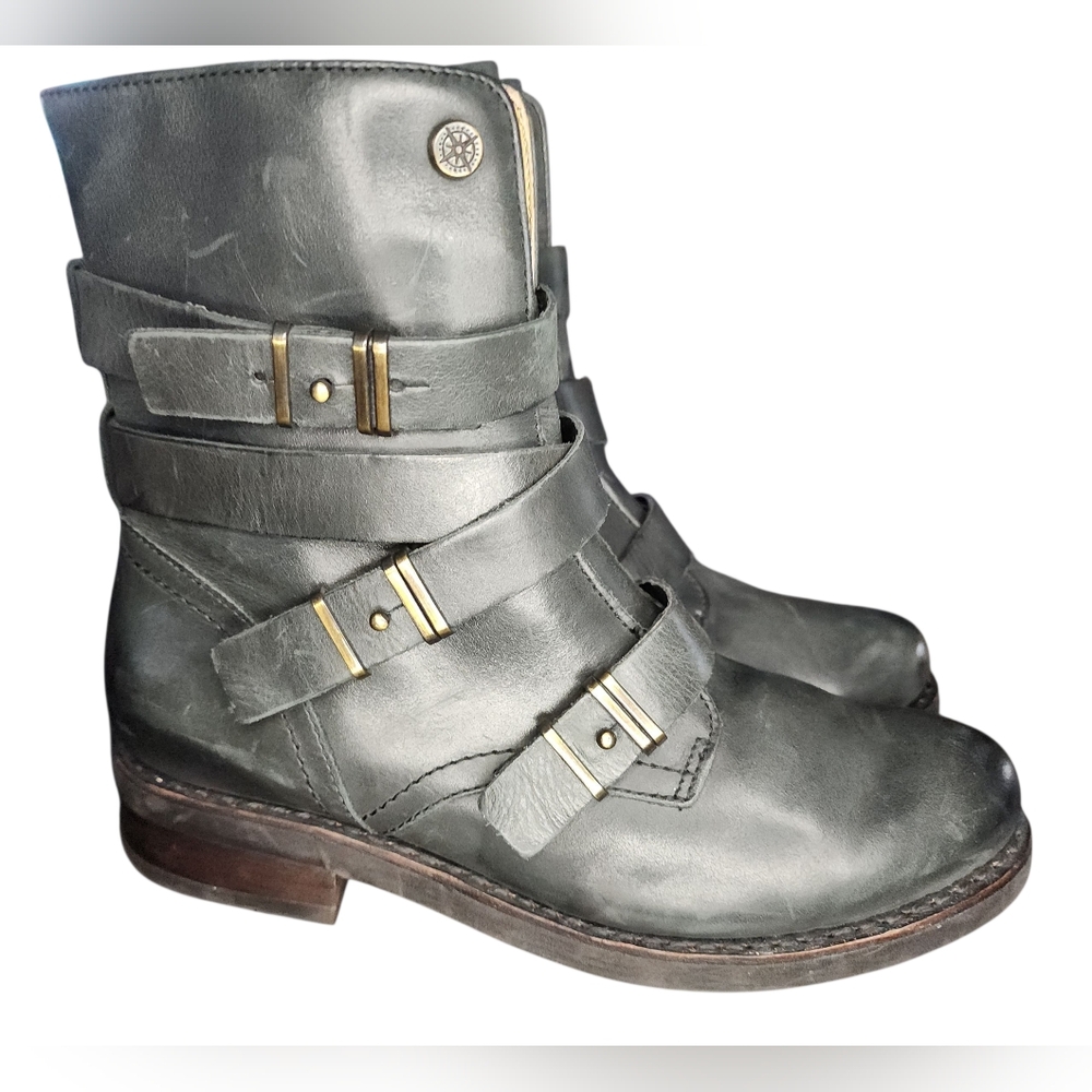 Bussola Leather Boots, Womens 39 EU (8-8.5 US) - Picture 2 of 12